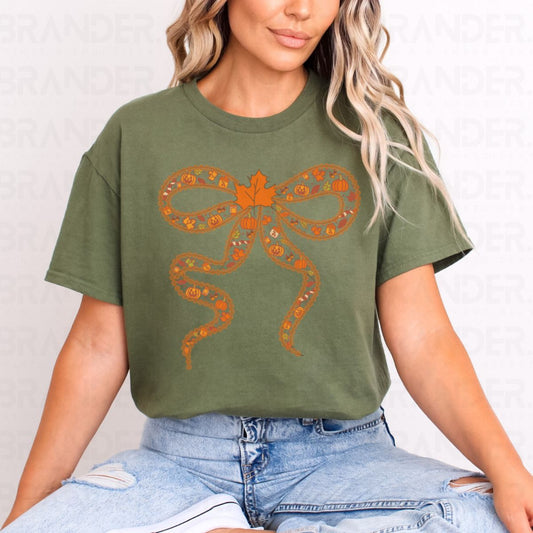 COQUETTE LEAF BOW - DTF TRANSFER