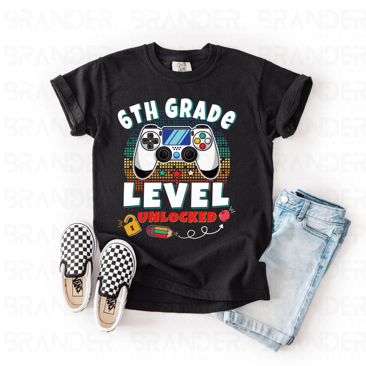 6TH GRADE LEVEL UNLOCKED - DTF TRANSFER