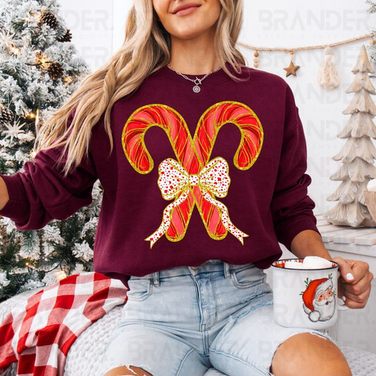 COQUETTE CANDY CANES - DTF TRANSFER