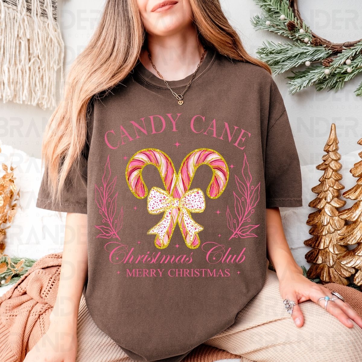 COQUETTE CANDY CANE CHRISTMAS CLUB - DTF TRANSFER