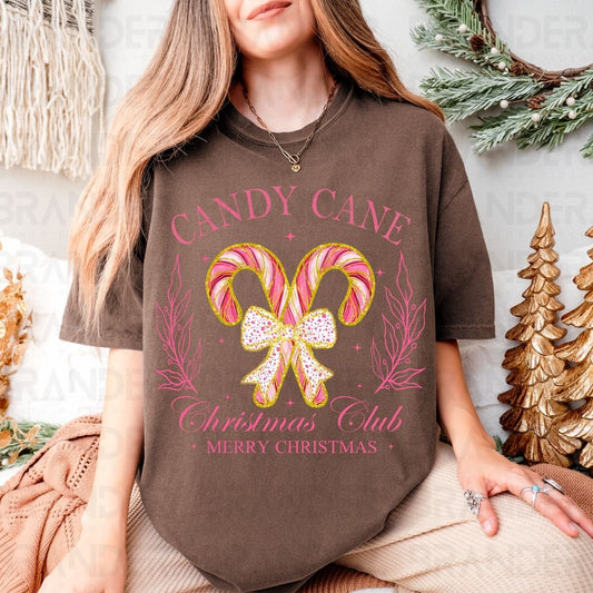 COQUETTE CANDY CANE CHRISTMAS CLUB - DTF TRANSFER