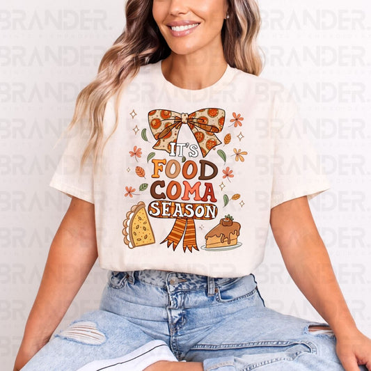 COQUETTE IT'S FOOD COMA SEASON - DTF TRANSFER