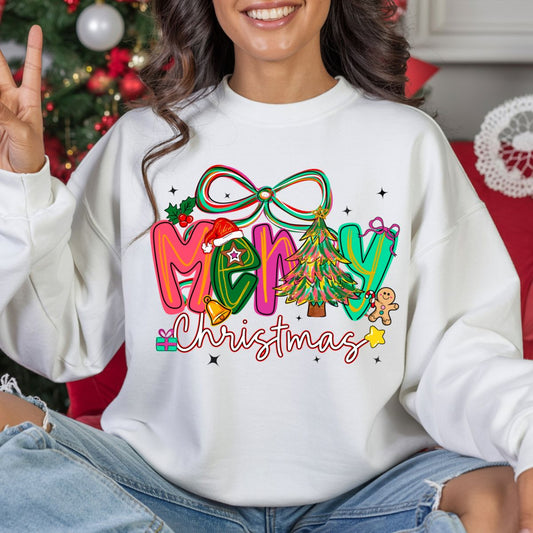 COQUETTE MERRY CHRISTMAS - DTF TRANSFER