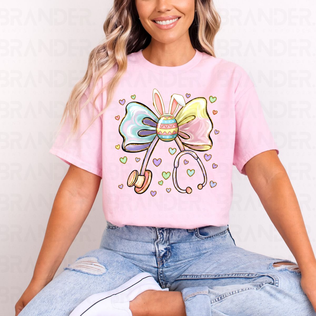COQUETTE EASTER STETHOSCOPE - DTF TRANSFER