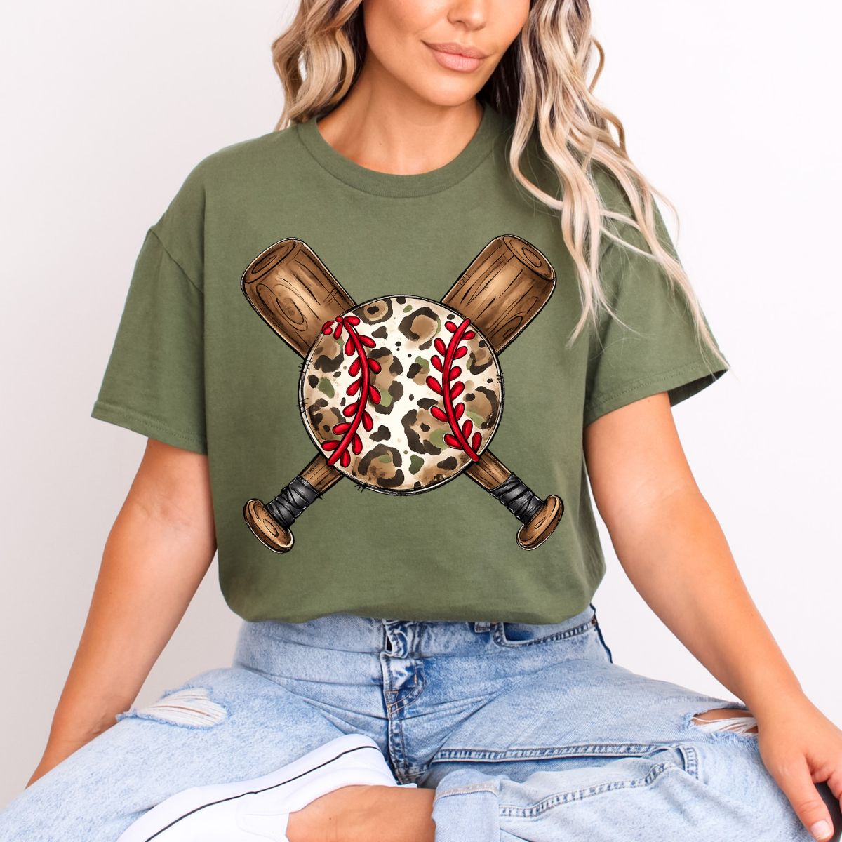 CAMO BASEBALL - DTF TRANSFER