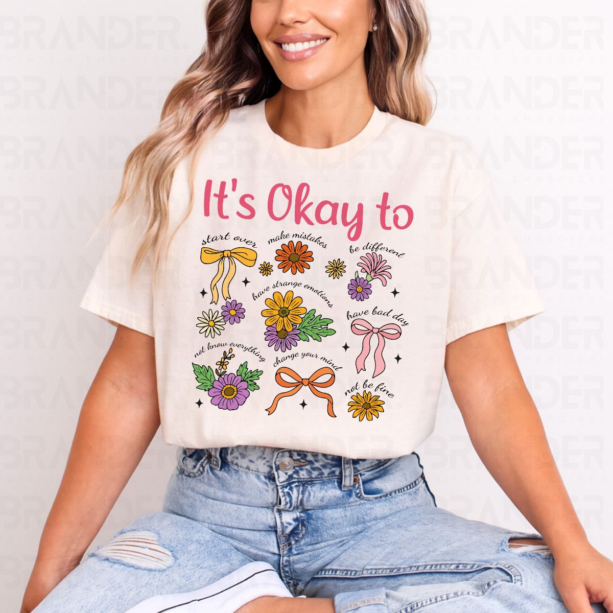 COQUETTE IT'S OKAY TO - COMPLETED TEE