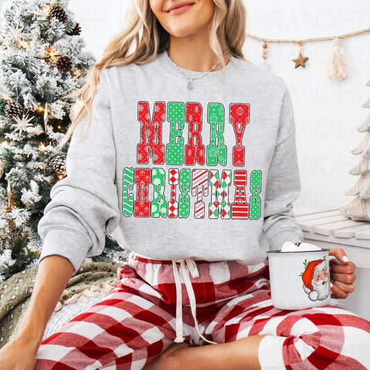 MERRY CHRISTMAS - DTF TRANSFER