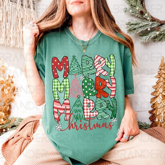 MERRY CHRISTMAS - DTF TRANSFER