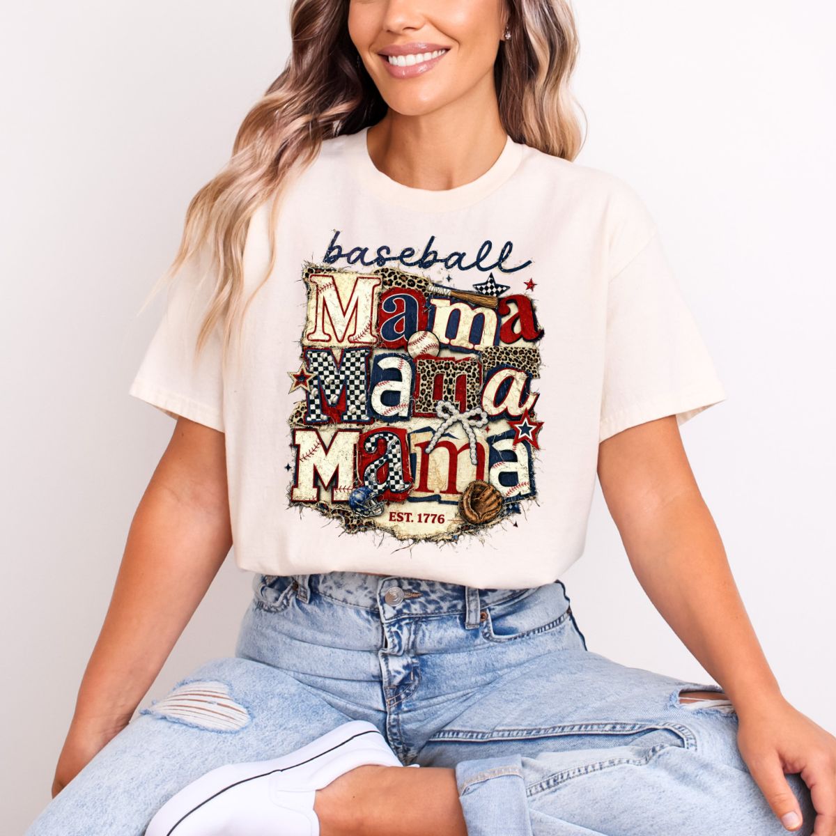 COQUETTE BASEBALL MAMA - DTF TRANSFER