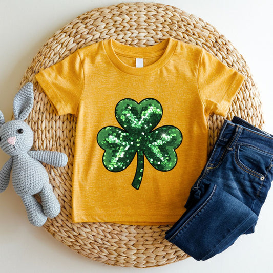 SHAMROCK *FAUX SEQUIN* - DTF TRANSFER