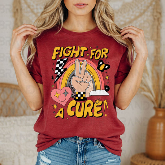 FIGHT FOR A CURE - DTF TRANSFER