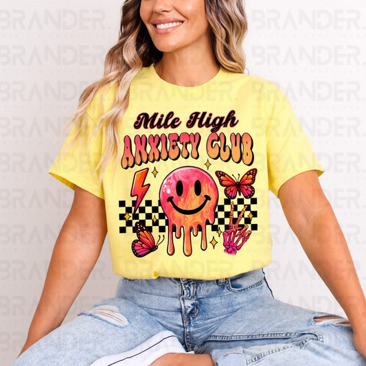 MILE HIGH ANXIETY CLUB - DTF TRANSFER