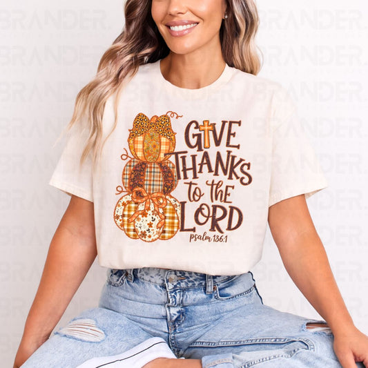 COQUETTE GIVE THANKS TO THE LORD - DTF TRANSFER