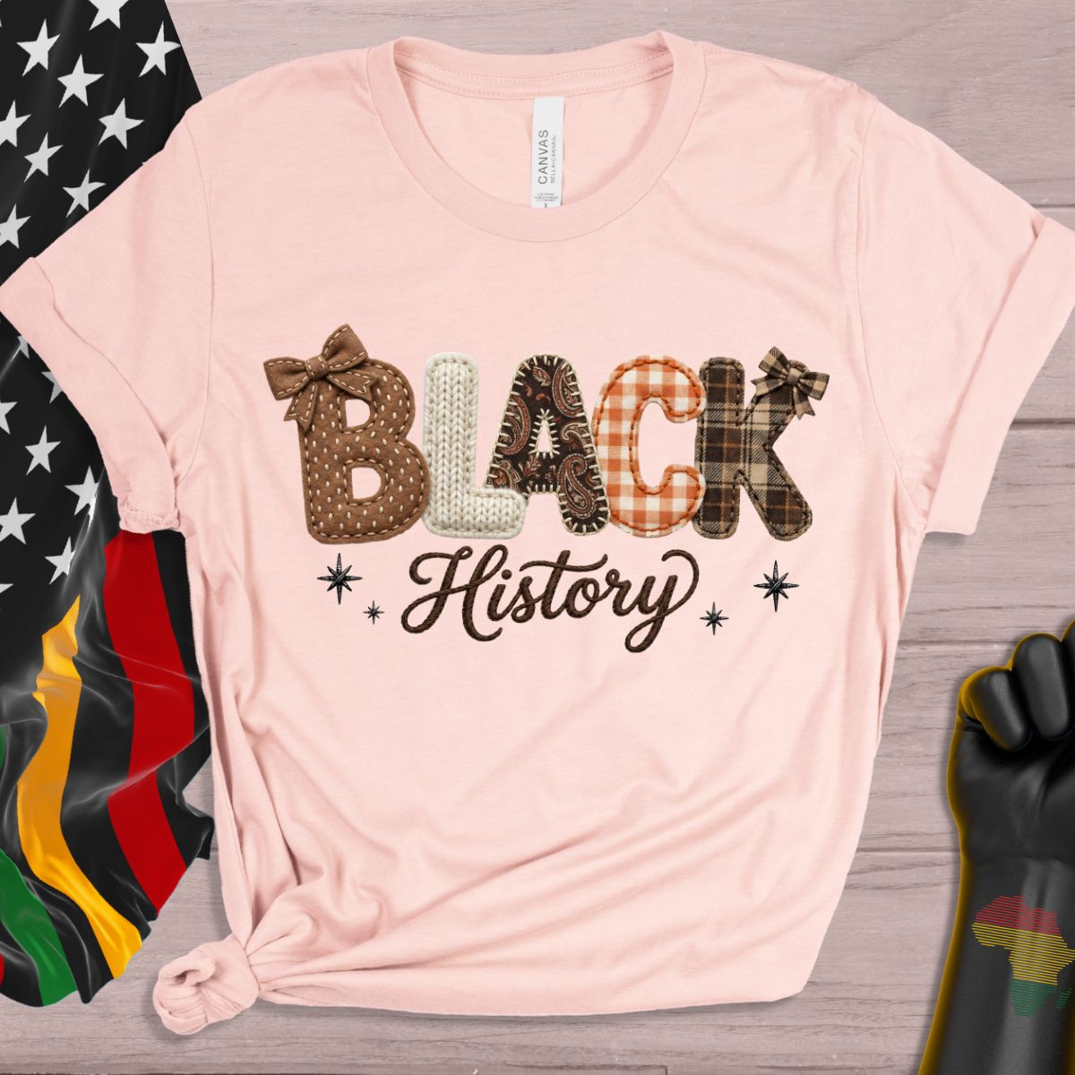 COQUETTE BLACK HISTORY - DTF TRANSFER