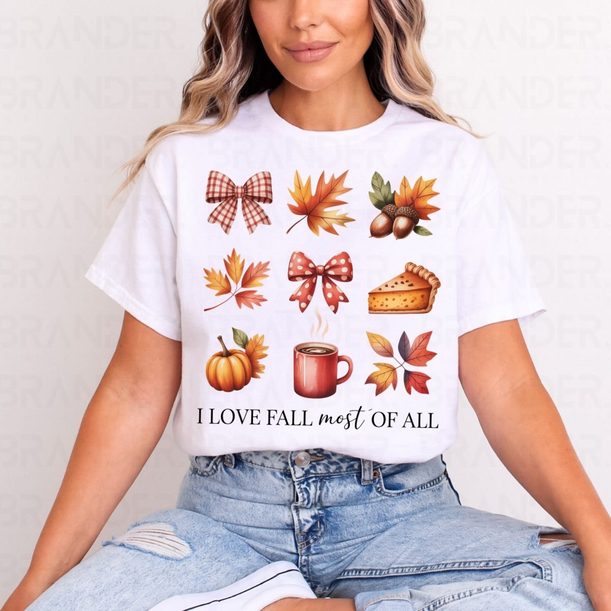 COQUETTE I LOVE FALL MOST OF ALL - DTF TRANSFER