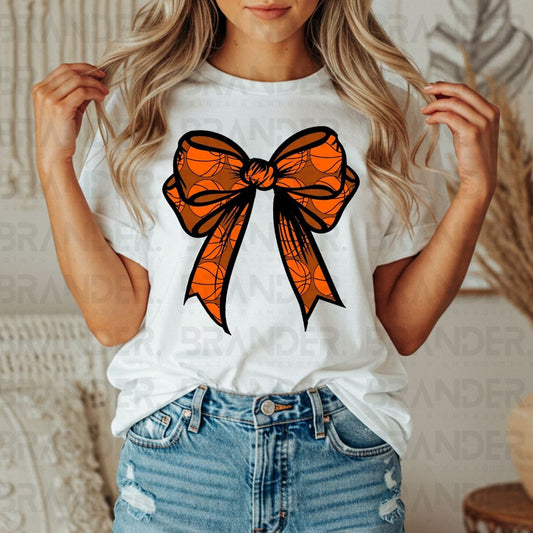 COQUETTE BASKETBALL BOW - DTF TRANSFER