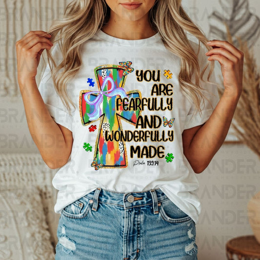 COQUETTE YOU ARE FEARFULLY AND WONDERFULLY MADE - DTF TRANSFER