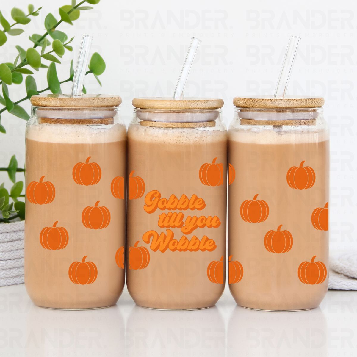 GOBBLE TIL YOU WOBBLE - 16 OZ - UVDTF