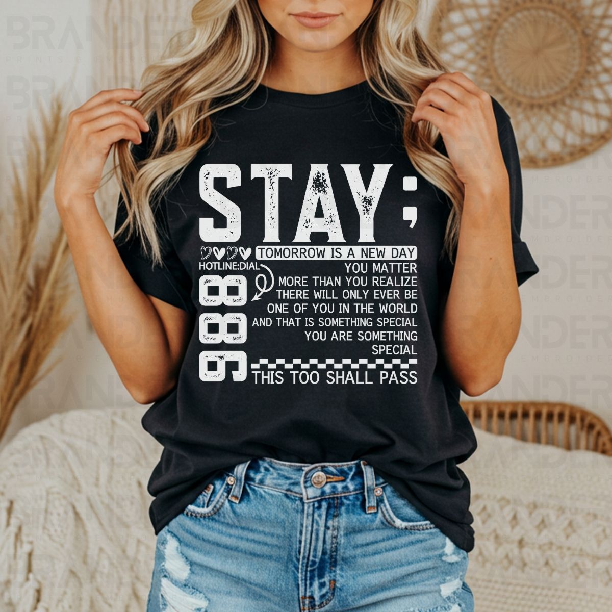 STAY; - DTF TRANSFER