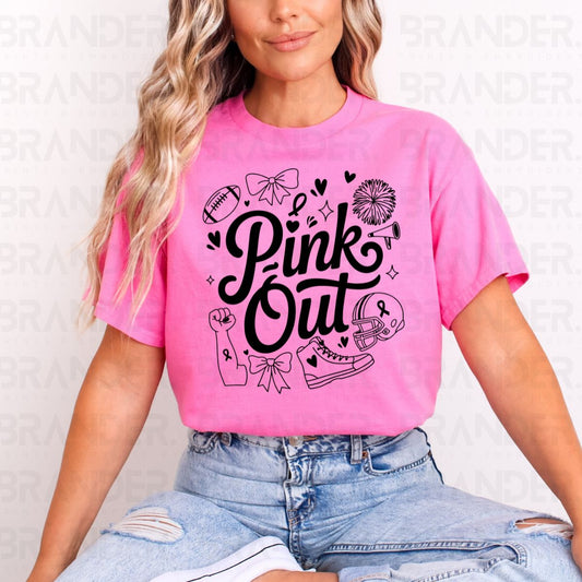 COQUETTE PINK OUT - COMPLETED TEE