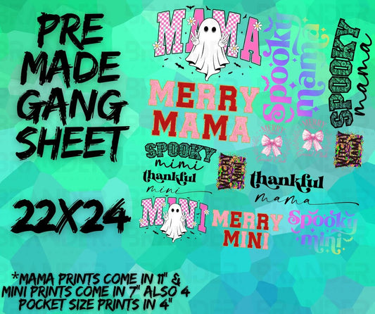 HOLIDAY MAMA & MINI - 22X24 - PREMADE GANG SHEET